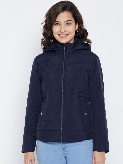 

Octave Women Navy Blue Padded Jacket