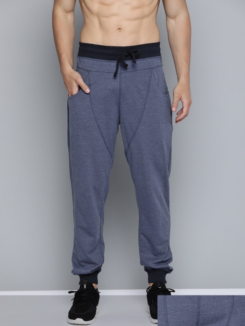 

HRX by Hrithik Roshan Men Pack of 2 Blue Solid Training Joggers