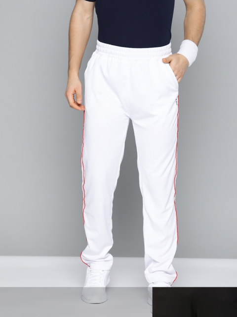 

HRX by Hrithik Roshan Men Pack Of 2 Black & White Solid Active Joggers