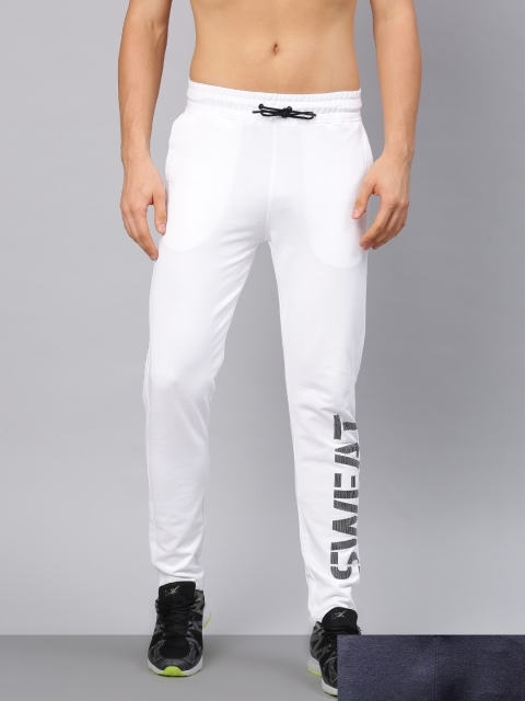 

HRX by Hrithik Roshan Men Pack of 2 Sports Track Pants, White