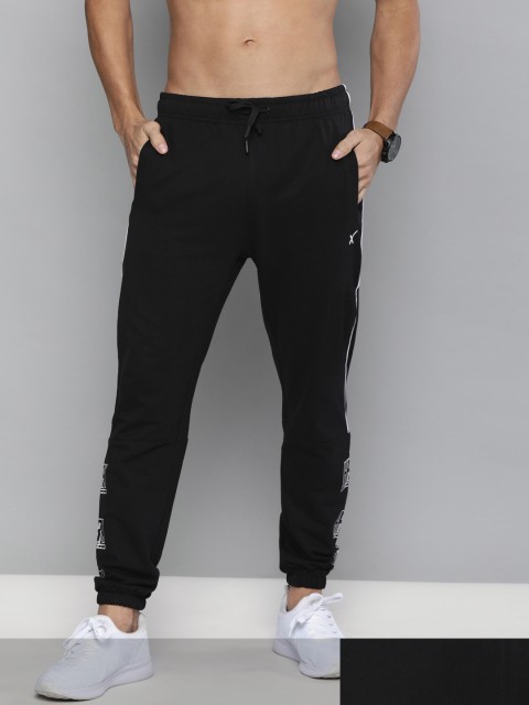 

HRX by Hrithik Roshan Men Pack of 2 Black Solid Joggers