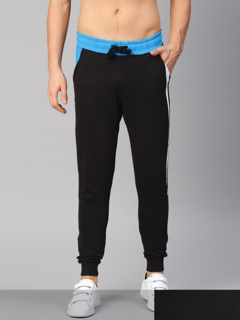

HRX by Hrithik Roshan Men Pack Of 2 Solid Active Track Pants, Black