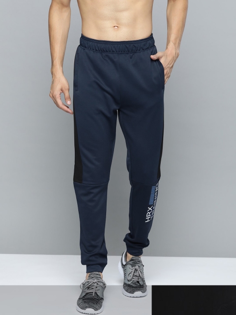 

HRX by Hrithik Roshan Men Pack of 2 Joggers, Black