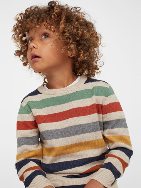 

H&M Boys Multicoloured Knitted Jumper, Multi