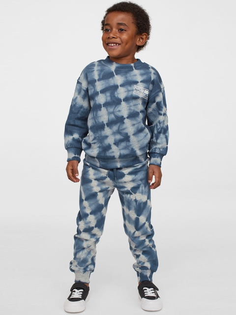 

H&M Boys Blue 2-Piece Printed Set