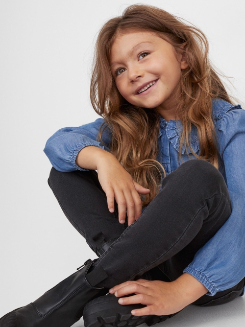 

H&M Girls Black Super Soft Skinny Fit Jeans