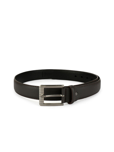 

ZEVORA Men Brown PU Textured Belt