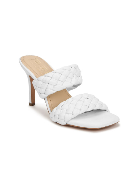 

Truffle Collection White PU Stiletto Sandals