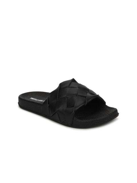 

Truffle Collection Women Black Open Toe Flats