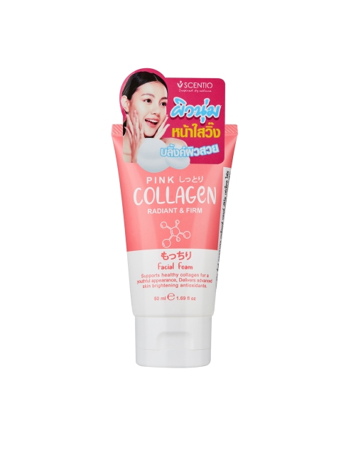 

BEAUTY BUFFET Unisex Scentio Pink Collagen Radiant & Firm Face Wash 50 ml