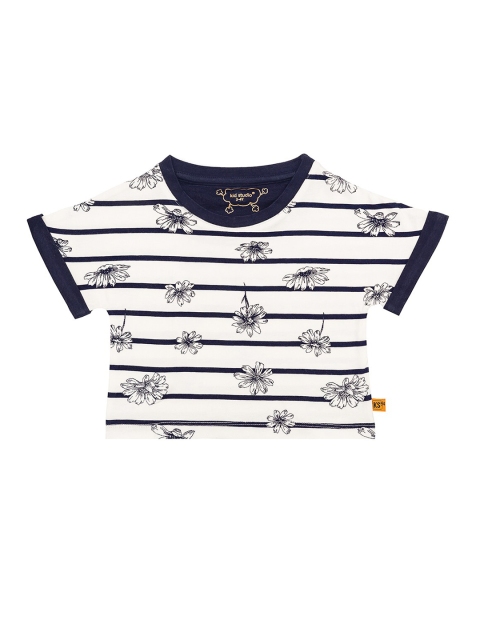 

Kid Studio White Striped Regular Top