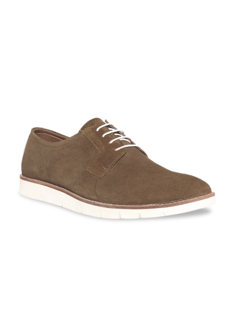 

LOUIS STITCH Men Brown Suede Derbys