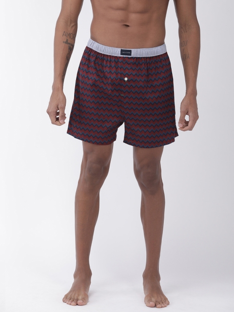 

Tommy Hilfiger Men Blue & Red Printed Boxer A5BB2110