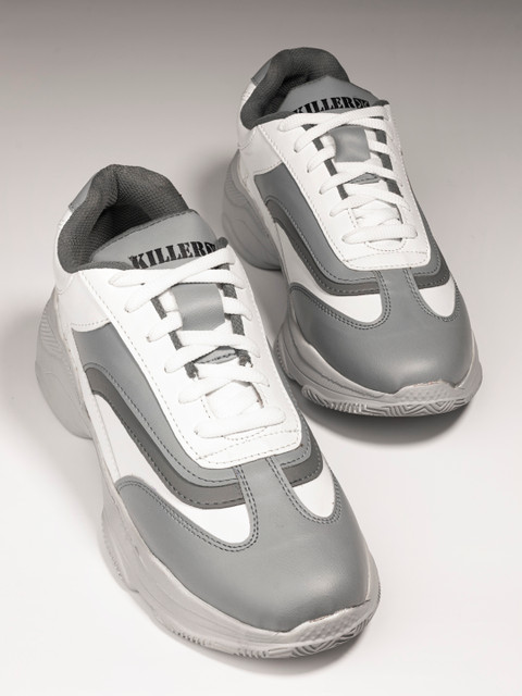 

Killer Men Grey Colourblocked Sneakers
