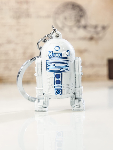 

Bigsmall White & Blue Star Wars 3D Keychain