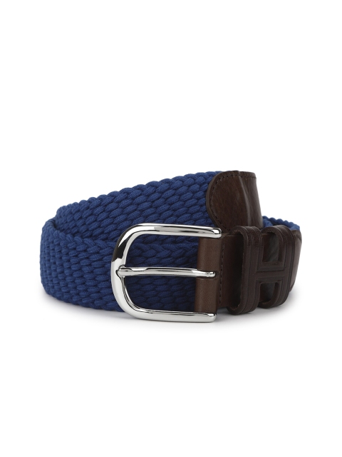 

HACKETT LONDON Men Blue Braided Belt