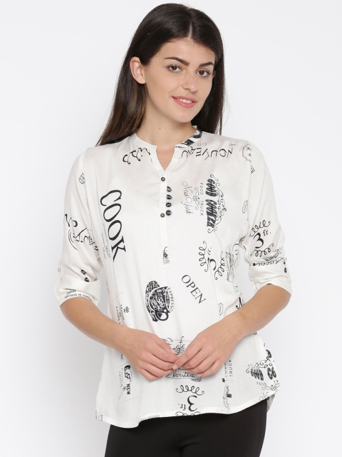 

Soch Outlet Off-White Printed Tunic