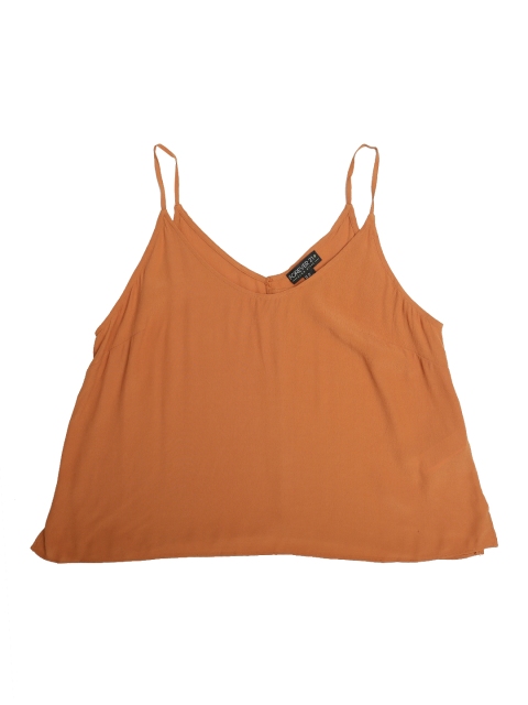 

FOREVER 21 Women Rust Solid Top