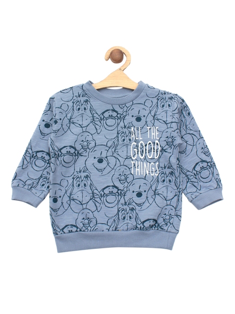 

Lil Lollipop Unisex Kids Blue Printed Sweatshirt