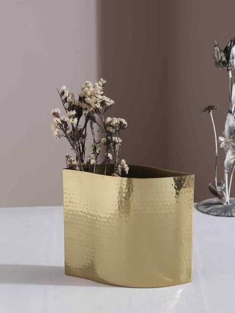 

Amoliconcepts Gold-Toned Stainless Steel Vase
