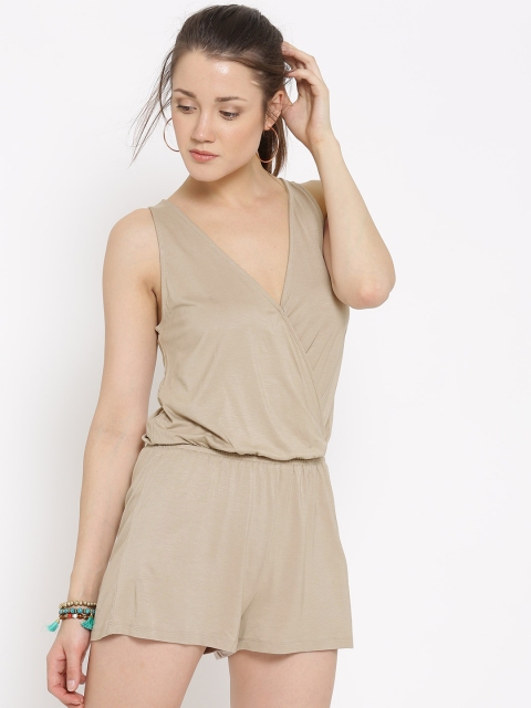 

FOREVER 21 Taupe Playsuit