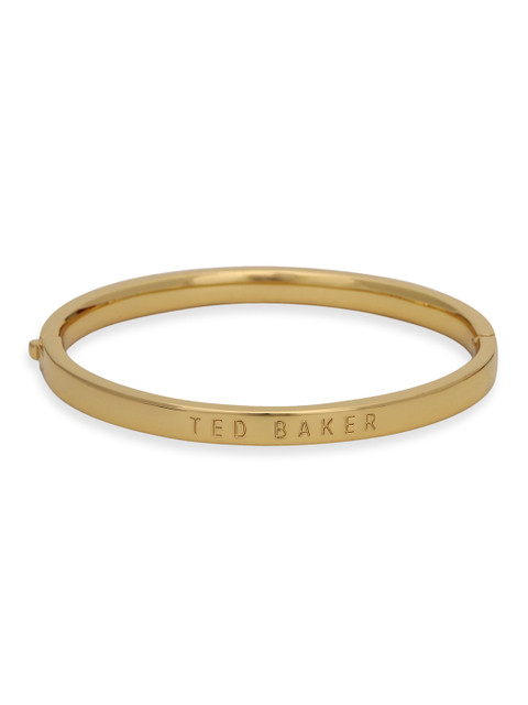 

Ted Baker Women Gold-Toned Silver Gold-Plated Bangle-Style Bracelet