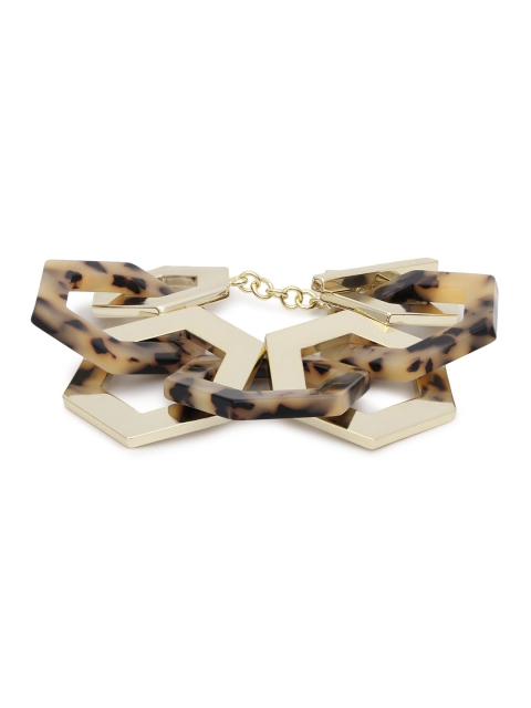 

Ted Baker Women Gold-Toned & Black Tumble Chain Bracelet