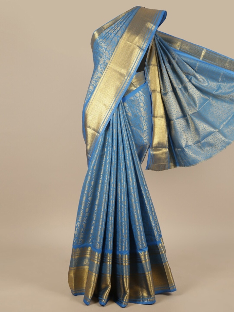 

Pothys Blue & Blue Woven Design Zari Art Silk Saree