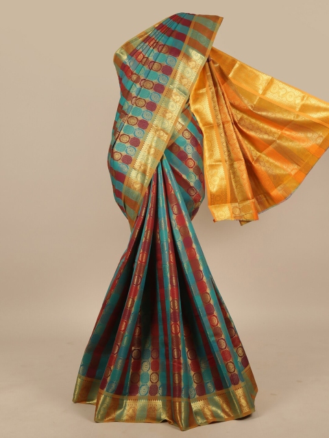 

Pothys Multicoloured Ethnic Motifs Zari Art Silk Saree, Multi