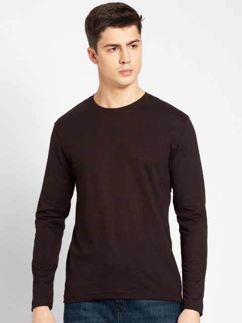 

Jockey Men Brown T-shirt