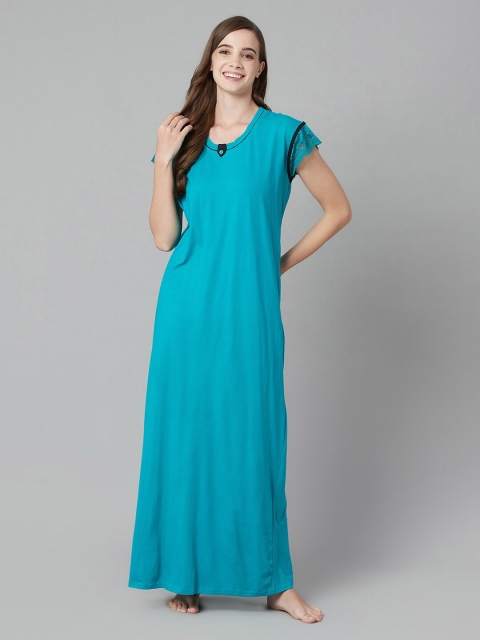 

TRUNDZ Blue Maxi Nightdress
