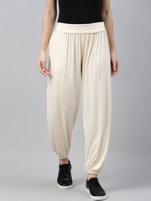 

Go Colors Women Yellow Solid Harem Pants