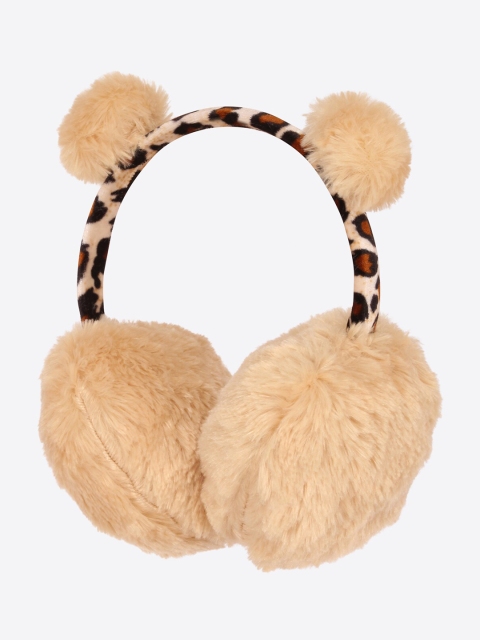 

CUTECUMBER Girls Beige Fur Ear Muffs