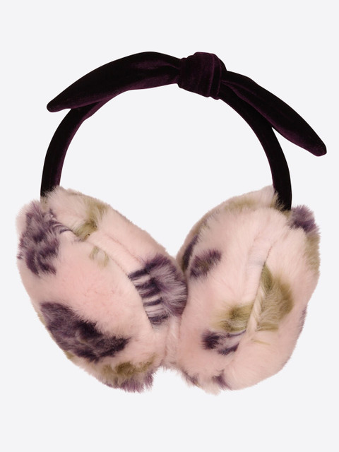 

CUTECUMBER Girls Purple & Black Fur Hairband