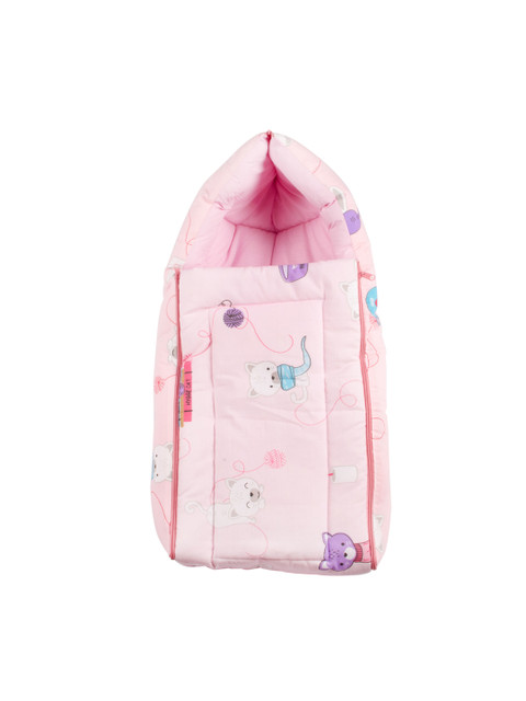

mittenbooty Infant Baby Pink Printed Sleeping Bag