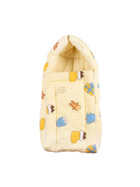 

mittenbooty Kids Yellow Printed Pure Cotton Sleeping Bag