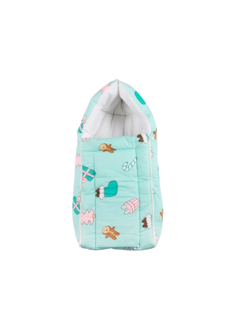

mittenbooty Infant Kids Green Printed Baby Sleeping Bag