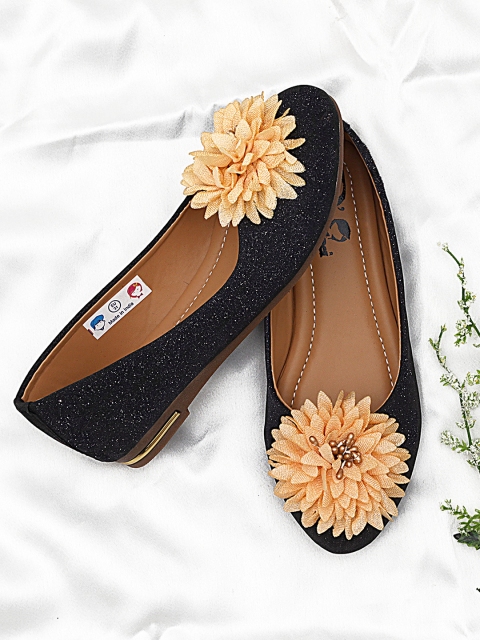 

DChica Girls Black Ballerinas Flats