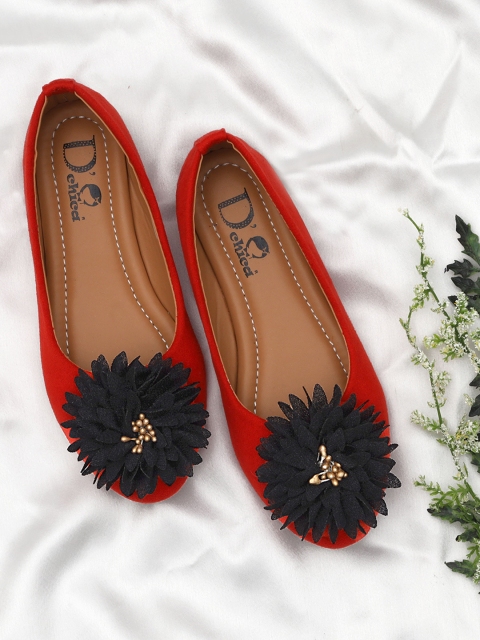 

DChica Girls Red Ballerinas Flats