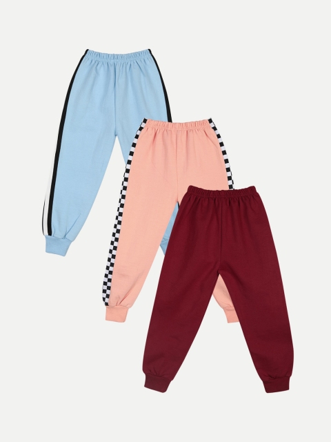 

Cutiekins Kids Pack Of 3 Solid Joggers, Turquoise blue