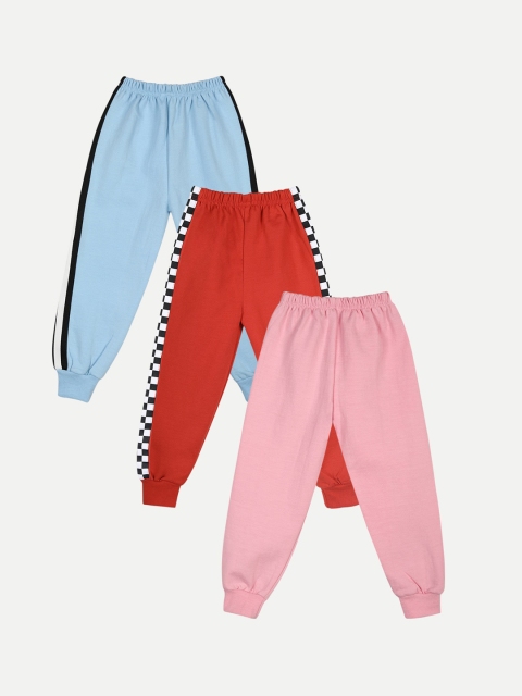 

Cutiekins Kids Pack Of 3 Solid Joggers, Turquoise blue