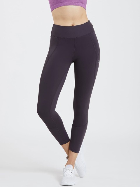 

CREEZ Women Violet Curve Defining Solid Ankle Leggings