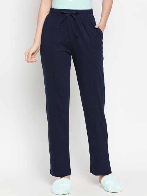 

XIN Women Navy Blue Cotton Pyjama