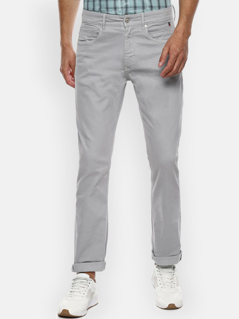 

Louis Philippe Jeans Men Grey Slim Fit Jeans