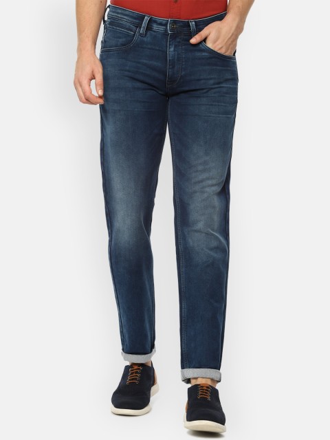 

VAN HEUSEN DENIM LABS Men Navy Blue Skinny Fit Light Fade Jeans