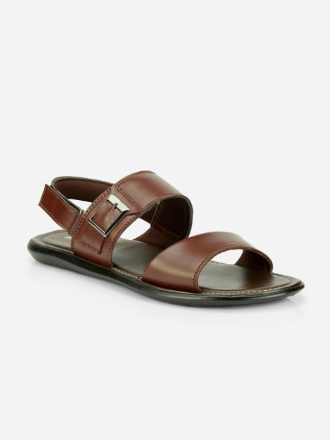

ID Men Brown Ethnic Leather Comfort Sandals