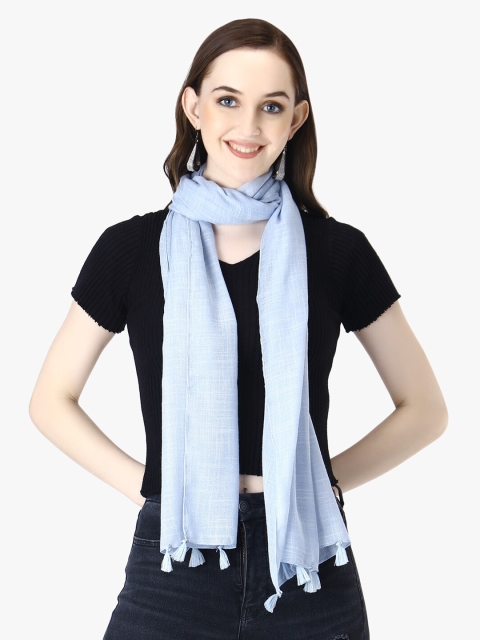 

Adwitiya Collection Women Blue Scarf