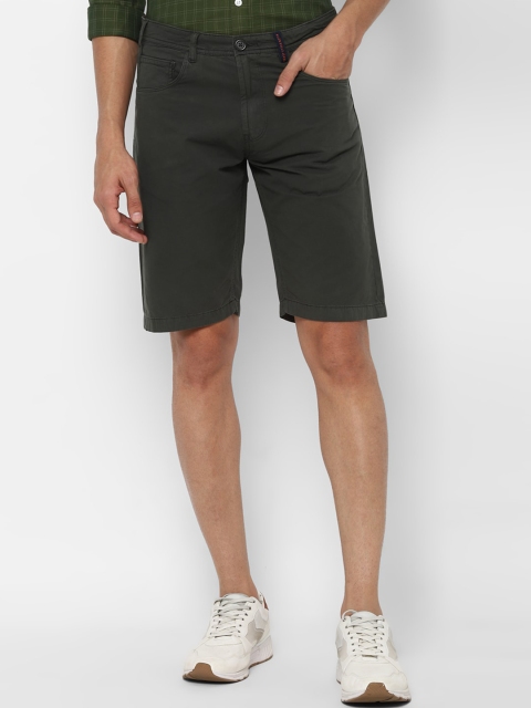

Allen Solly Sport Men Black Slim Fit Pure Cotton Regular Shorts