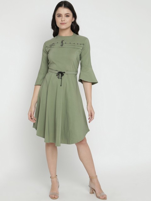 

V2 Value & Variety Green Dress