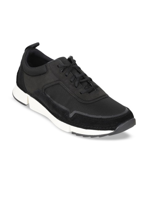 

Clarks Men Black Suede Sneakers